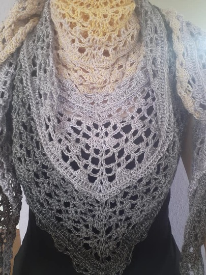 Häkelanleitung Tuch Mika