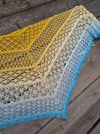 Häkelanleitung Tuch Mika