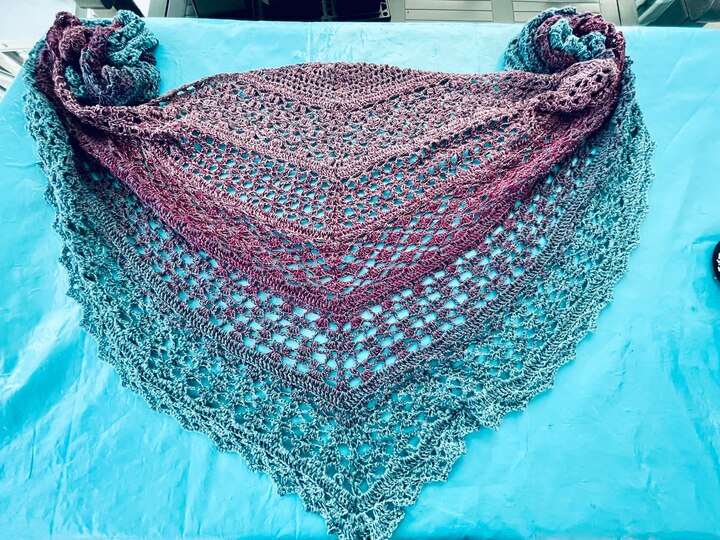 Häkelanleitung Tuch Mika