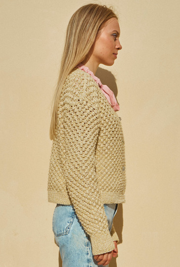 Strickanleitung: Cardigan im klassischen Persianermuster