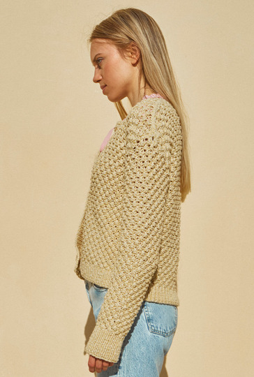 Strickanleitung: Cardigan im klassischen Persianermuster