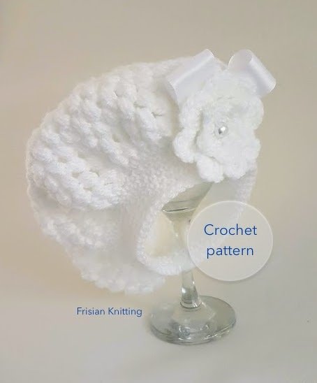 Baby beret // pattern beret // crochet baby hat // baptize beret | bonnet - Image 2