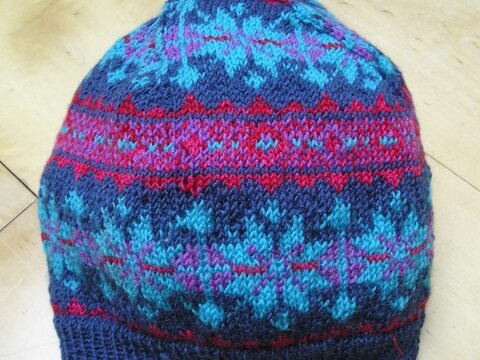 Strickanleitung Mütze "Eiskanal"