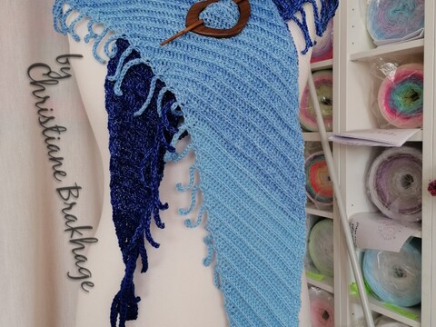 Schal/Tuch "voll schräg"