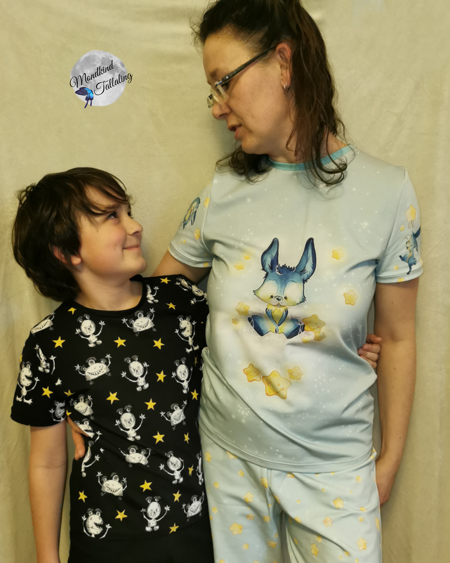 Schlafanzug Anna und Rüdiger Größe 80 Freebook - Bild 2