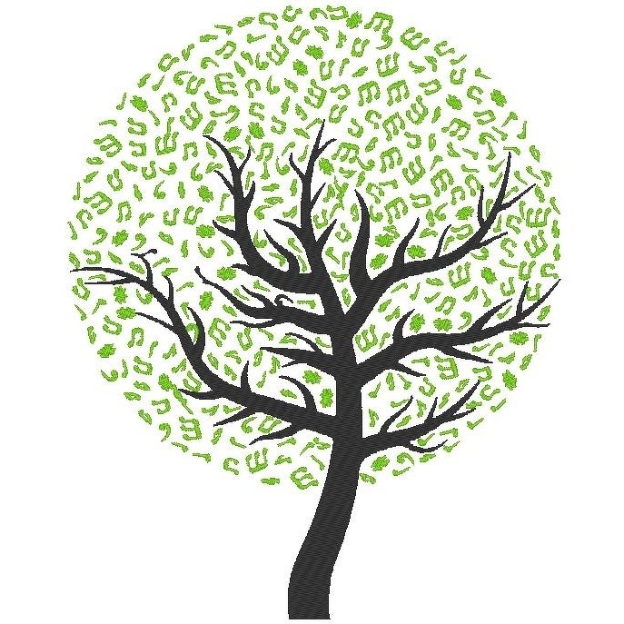 Musik Noten Baum Stickdatei - Bild 5