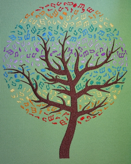 Musik Noten Baum Stickdatei