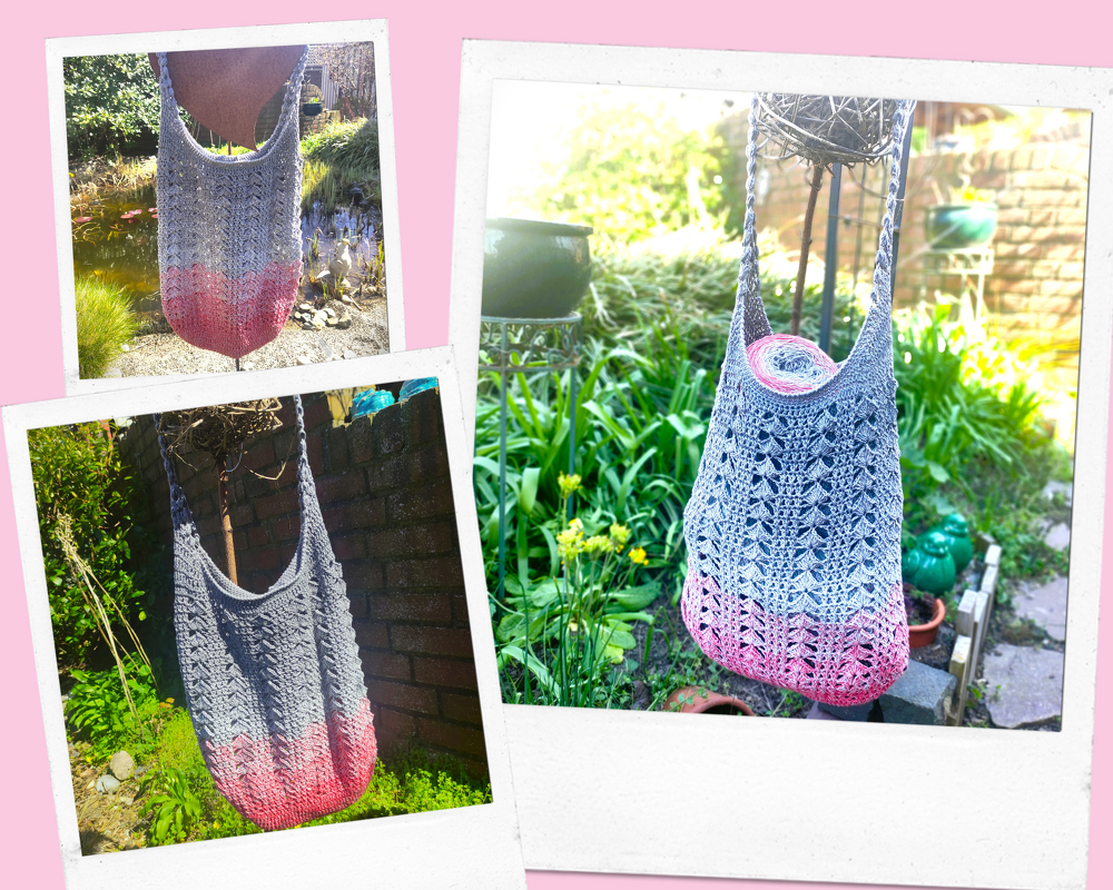Shopper Springtime - Häkelanleitung für eine Umhänge- oderEinkaufstasche