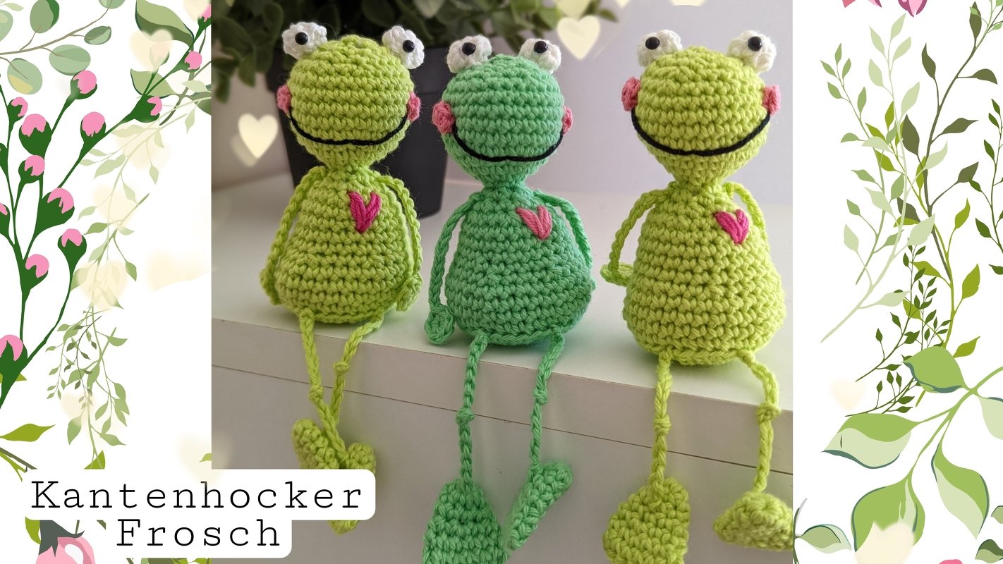 Kantenhocker Frosch