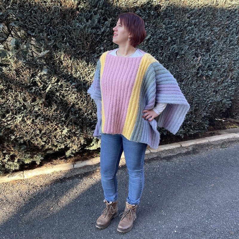 Spring Vibes Poncho - Image 3