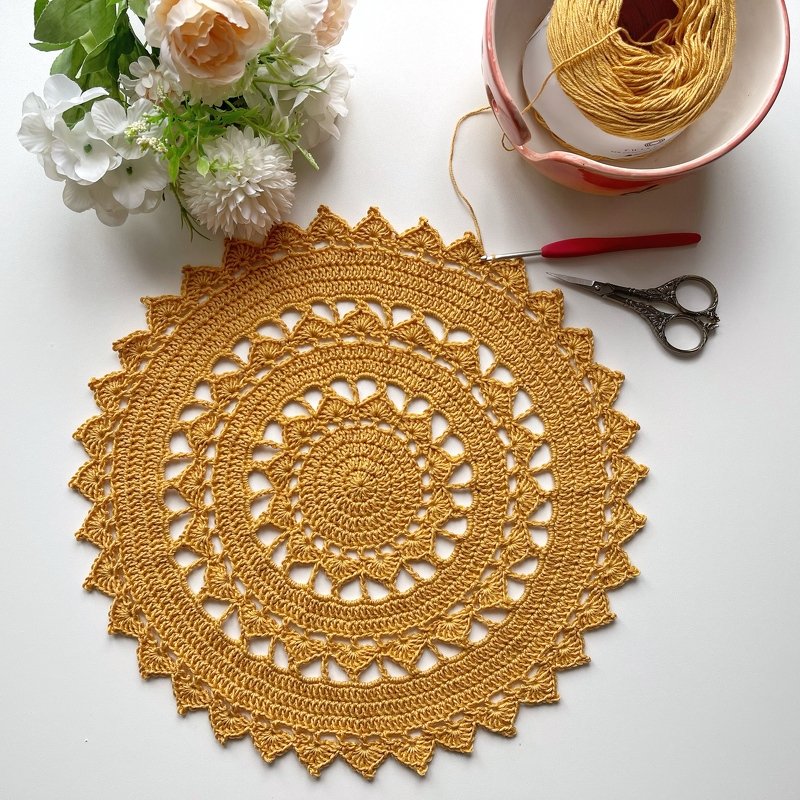 Following the Sun Doily - Image 2