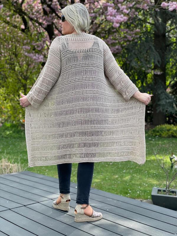 Häkelanleitung Jacke/Weste/V-Pullover Lovly