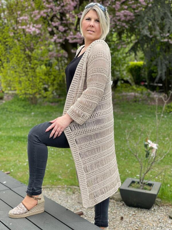Häkelanleitung Jacke/Weste/V-Pullover Lovly - Bild 3