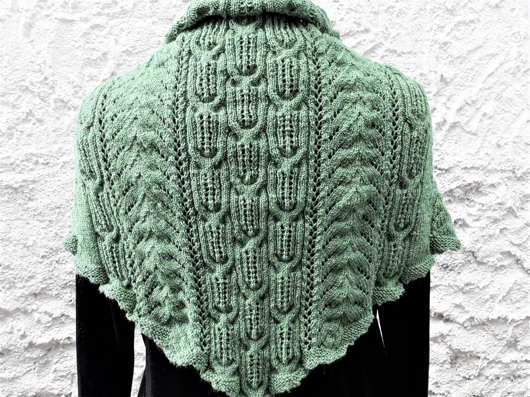 Knitting pattern Trianglescarf "woodruff" - Image 2