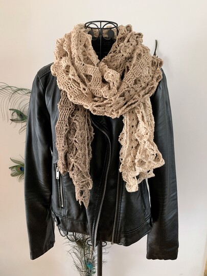 Crochet pattern stole "Penthesileia"