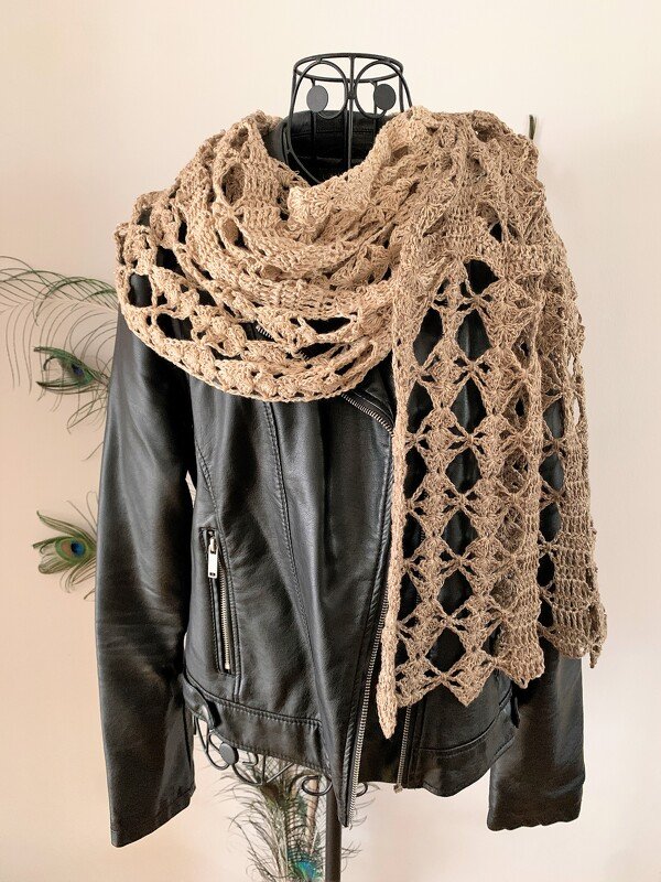 Crochet pattern stole "Penthesileia" - Image 9