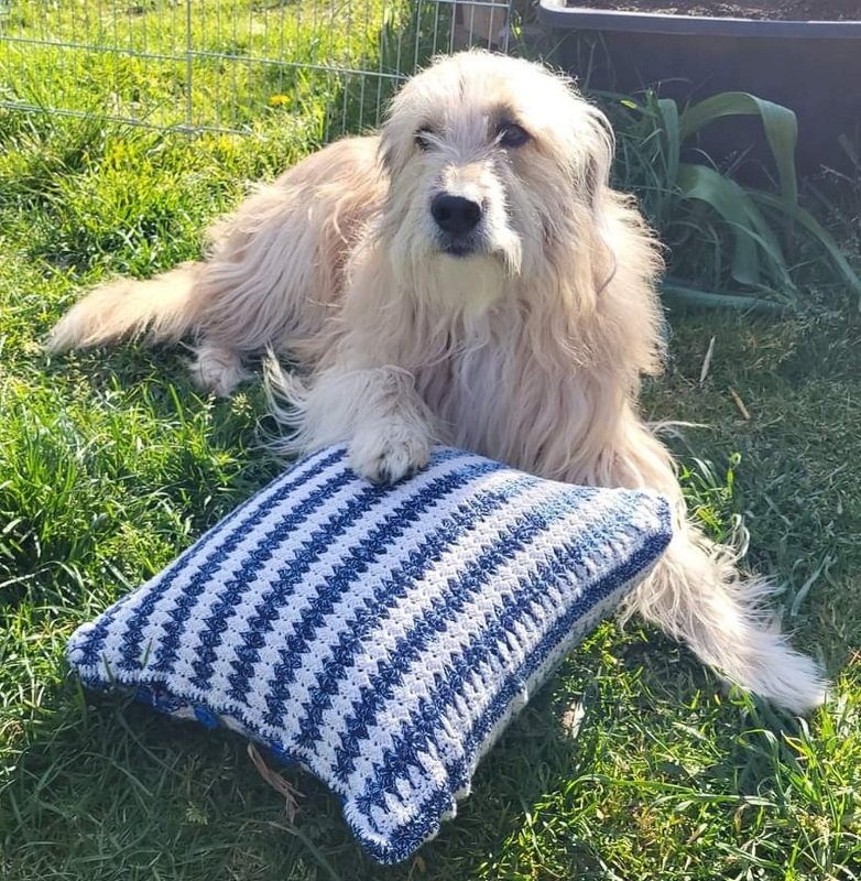 Häkelanleitung Decke Kissen Stola Schal quadratisch/rechteckig Colours III - Bild 2