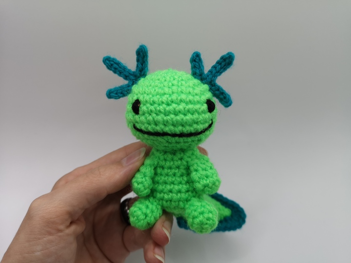 niedlicher Axolotl - Häkelanleitung von NiggyArts