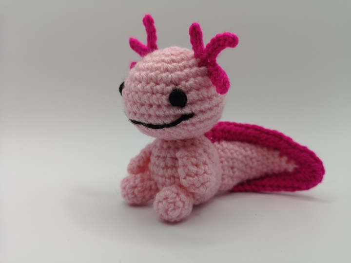 niedlicher Axolotl - Häkelanleitung von NiggyArts