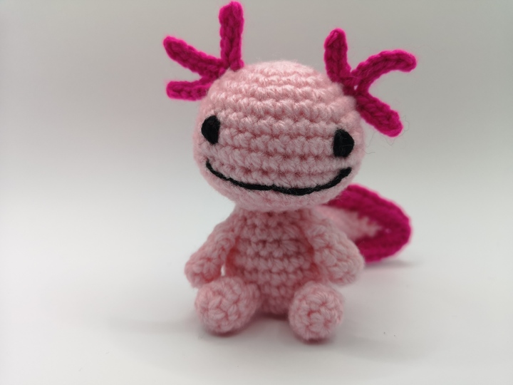 niedlicher Axolotl - Häkelanleitung von NiggyArts