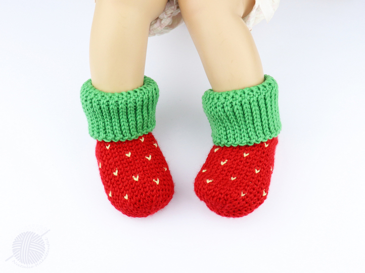 Baby- & Kindersocken "Erdbeere" (Gr. 50-116, 2 Var.)