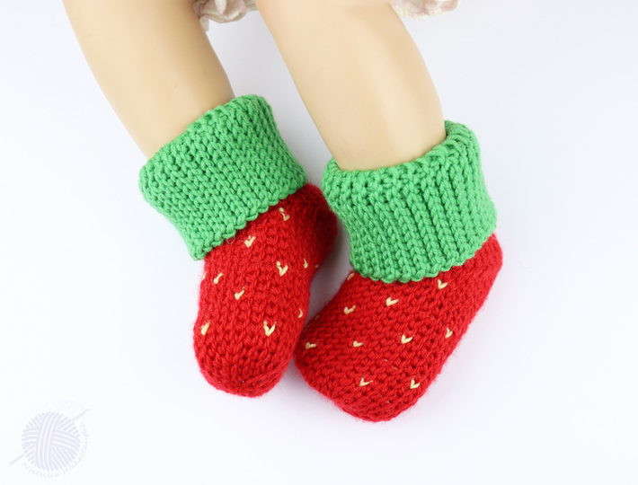 Baby- & Kindersocken "Erdbeere" (Gr. 50-116, 2 Var.)
