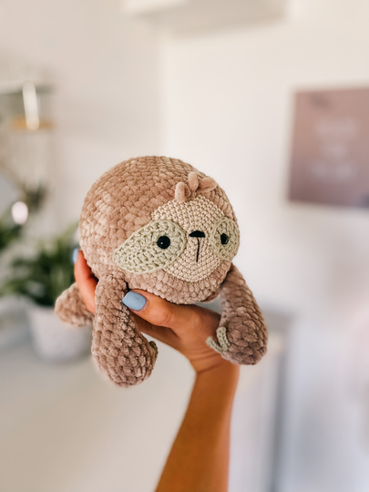 Häkelanleitung Faultier Avo