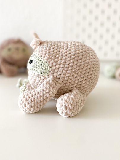 Häkelanleitung Faultier Avo