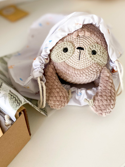 Häkelanleitung Faultier Avo