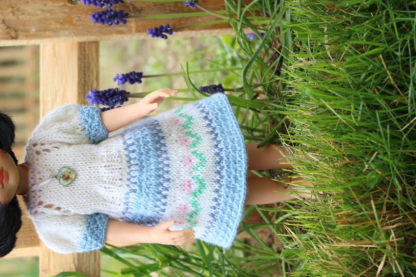 12-inch Dolls Norwegian Dress Knitting Pattern