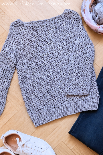 Crochet Pattern for Summer Sweater | Lightweight Crochet Sweater YoungFashi