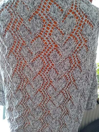 Seelenwärmer und/oder Cape Rennsteig als Set im Ajourmuster bis Größe XXXXL