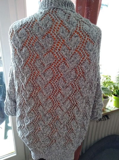 Seelenwärmer und/oder Cape Rennsteig als Set im Ajourmuster bis Größe XXXXL