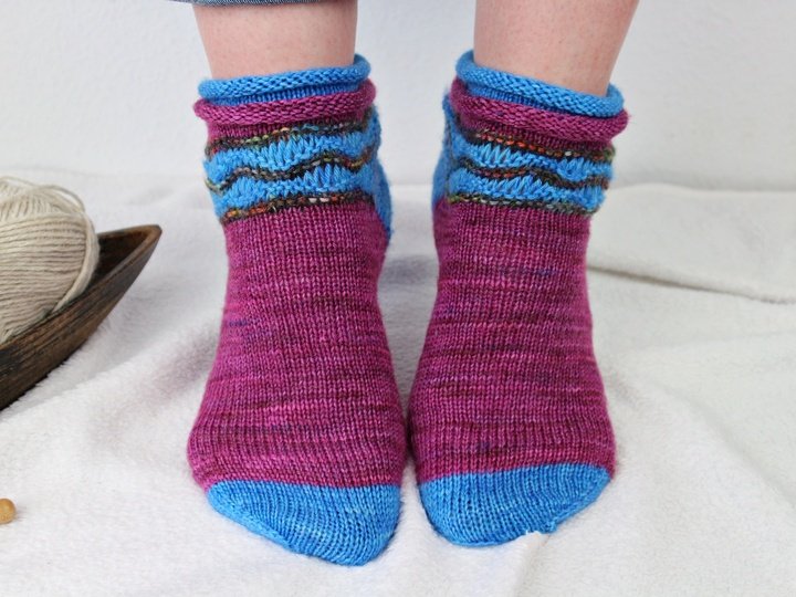 Knitting Pattern PDF Socks – Short Summer Socks Easy