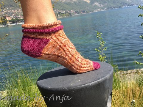 Sneakersocken Marone