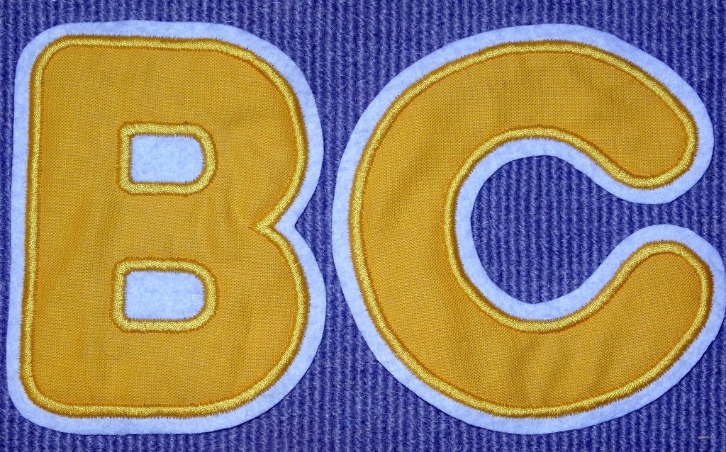 Stickdatei - 10cm Buchstaben und Zahlen Alphabet Zahl - Bild 6