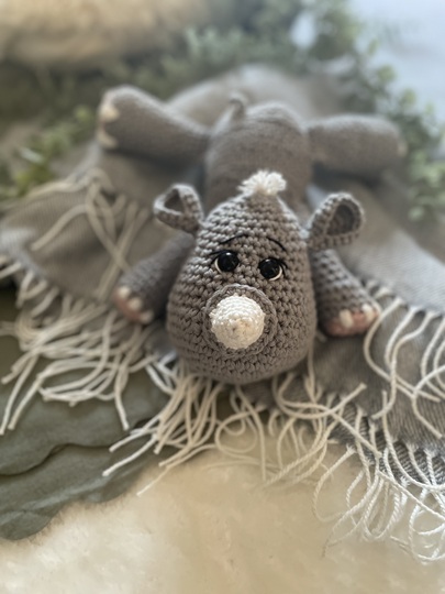 Häkelanleitung Rhino - Nashornbaby - Dschungelbabys