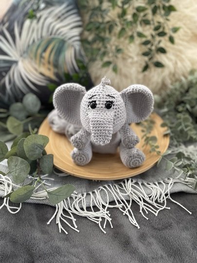 Häkelanleitung Fanti - Elefantenbaby - Dschungelbabys