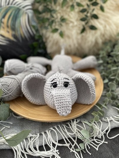 Häkelanleitung Fanti - Elefantenbaby - Dschungelbabys