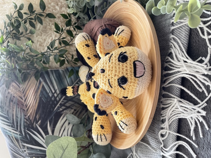 Häkelanleitung Pardi Leopardenbaby - Dschungelbabys