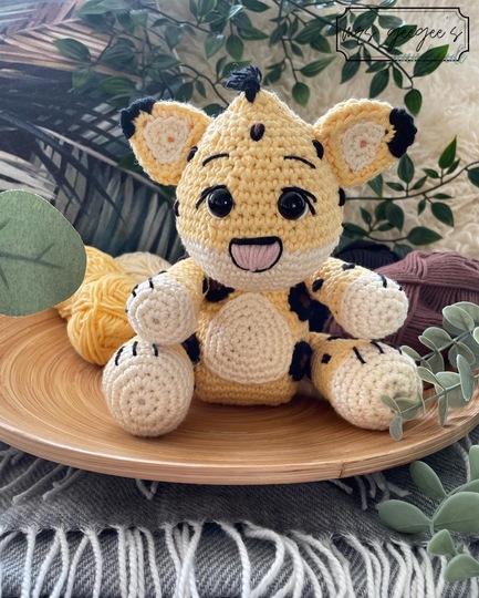 Häkelanleitung Pardi Leopardenbaby - Dschungelbabys