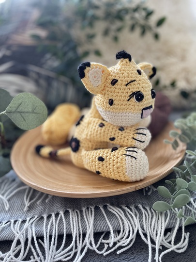 Häkelanleitung Pardi Leopardenbaby - Dschungelbabys