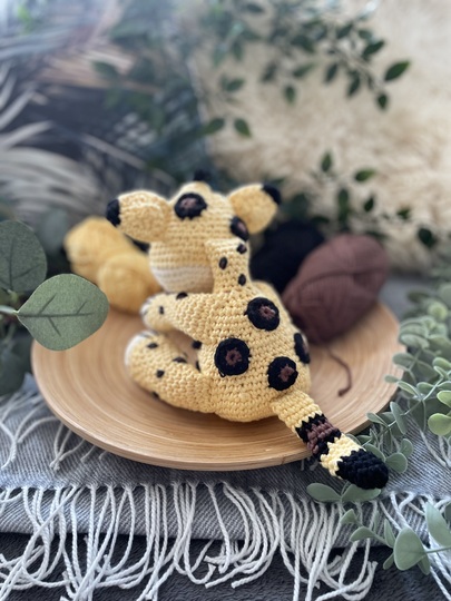 Häkelanleitung Pardi Leopardenbaby - Dschungelbabys