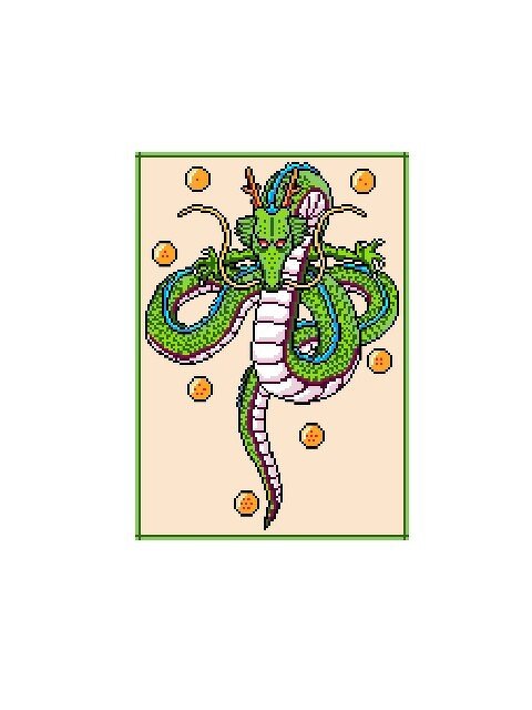 Häkelmuster * DRACHE * Grafik für C2C Decke - Bild 2