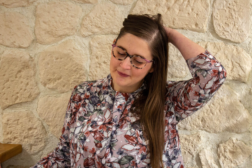 Schnittmuster Bluse mit Stehkragen und optionaler Schleife Damen Gr. 32-62