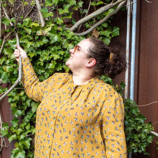 Schnittmuster Bluse mit Stehkragen und optionaler Schleife Damen Gr. 32-62