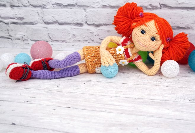 Häkelanleitung Puppe Antonina