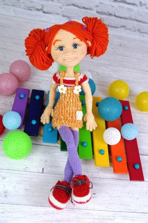 Häkelanleitung Puppe Antonina