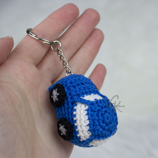 Auto Schlüsselanhänger - Häkelanleitung von CaroKunterbunt