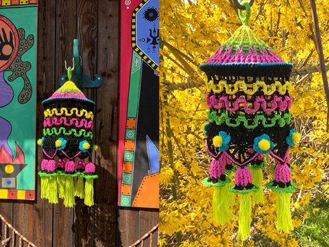 Lampion häkeln:  "POP"